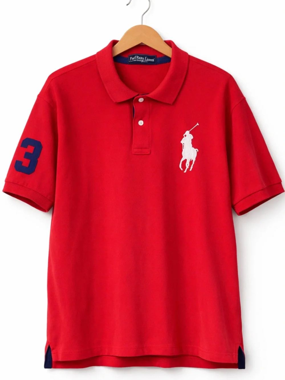 Polo Ralph Lauren Big Pony Number 3 Red Polo Shirt 3XB HH